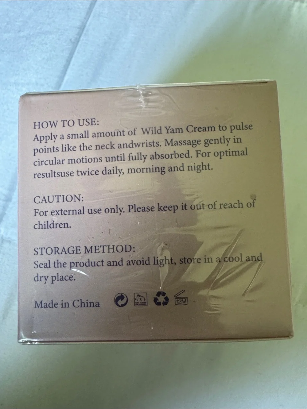 Wild Yam Cream Hydrating Moisturizer — Pink